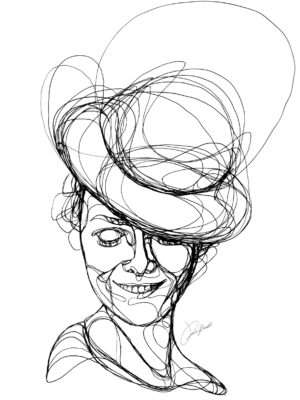 Donna con cappello